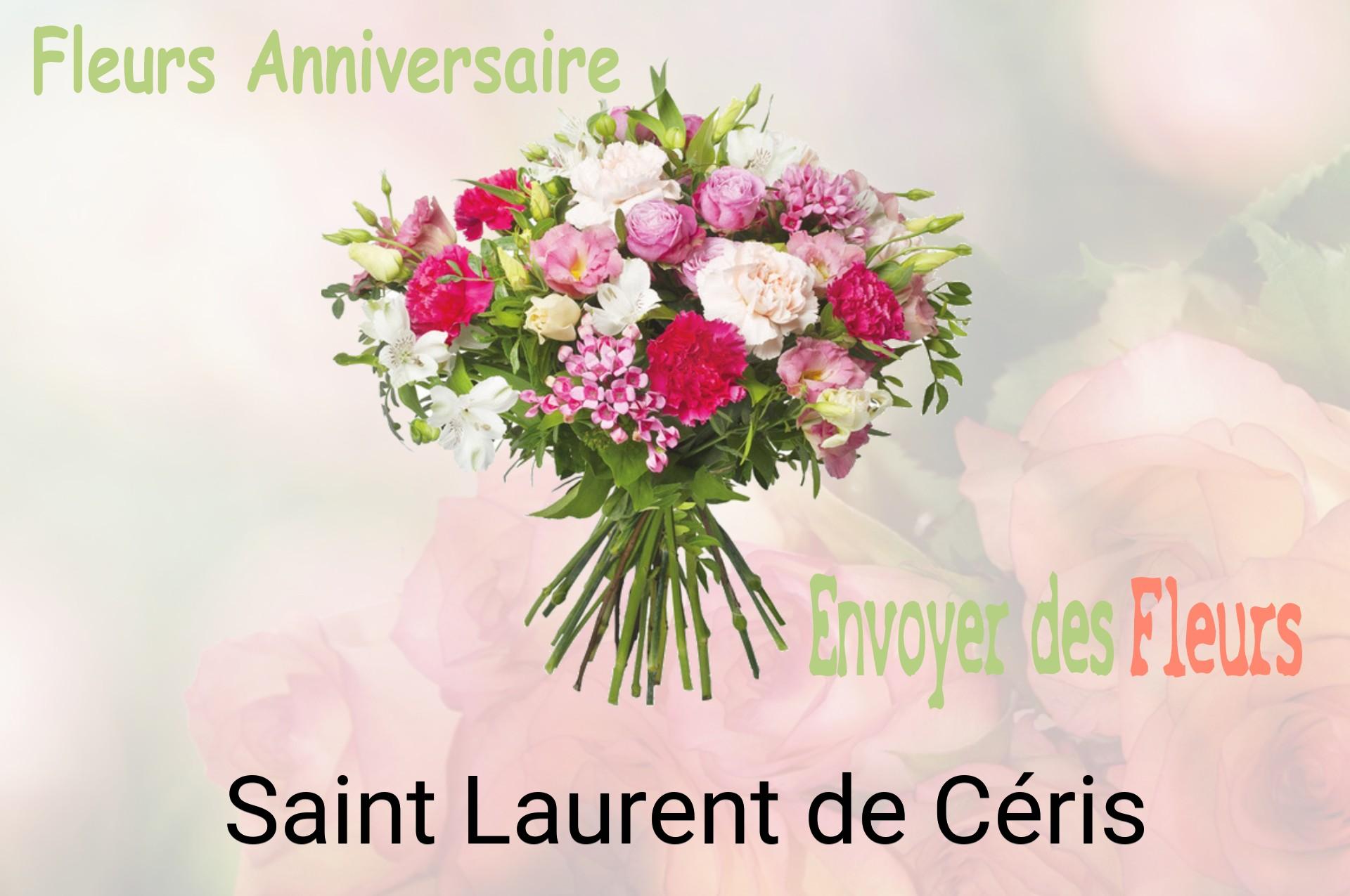 Bouquet de fleurs d’anniversaire livré à Saint-Laurent-de-Céris